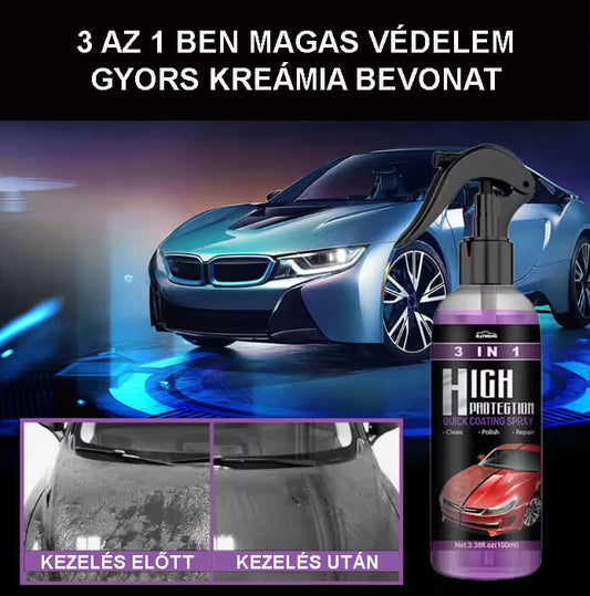 3 az 1-ben auto keramia bevonat nano spray 100ml