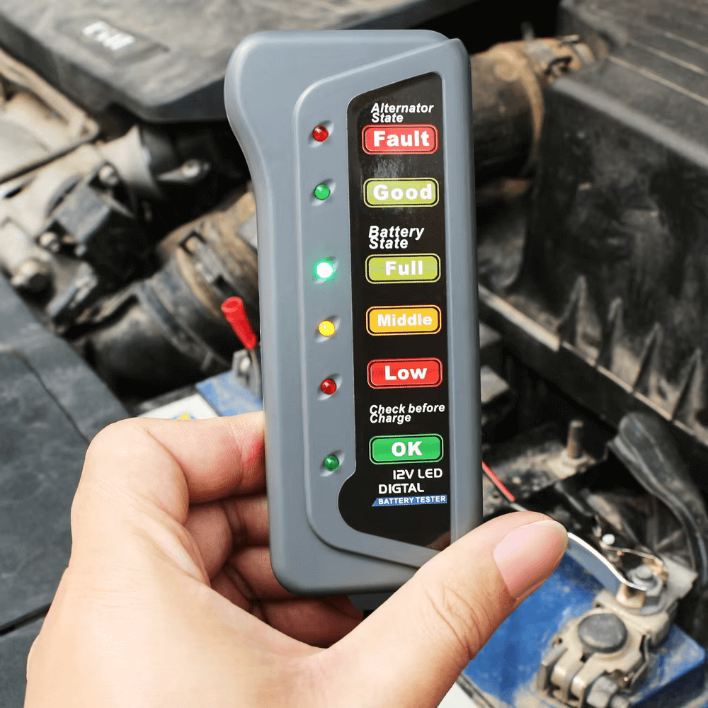 Akkumulátor teszter 12V - Autókhoz és Motorokhoz | Gyors és Pontos Mérés