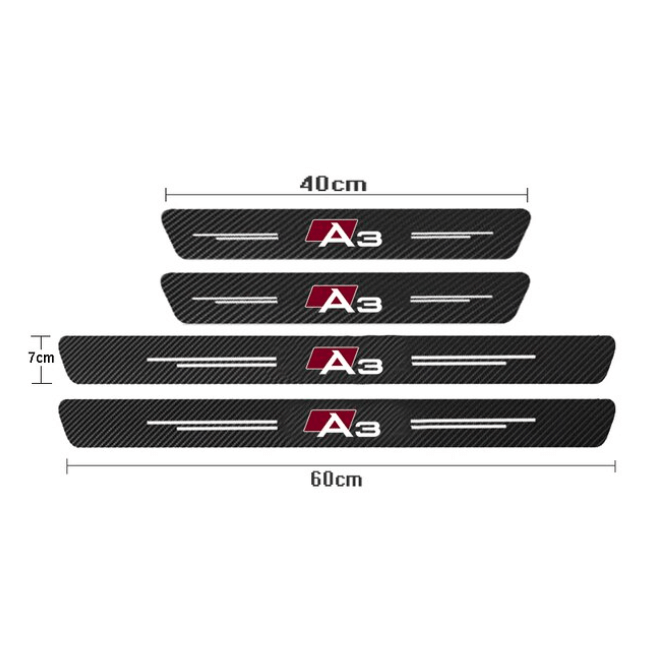 Audi A3 Sline küszöb matrica szett