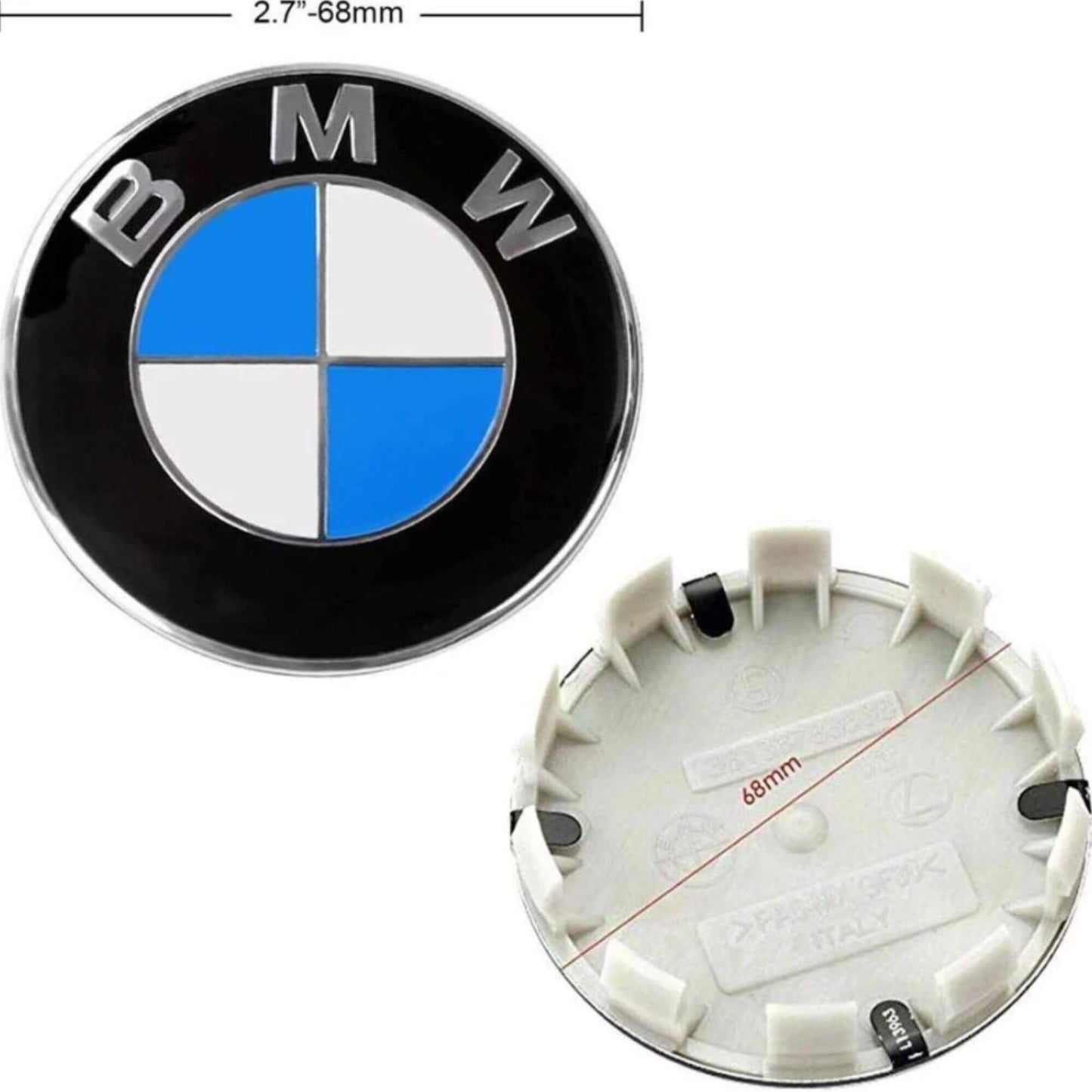 Bmw -s felni közép, kupak (68 mm) SZETTben