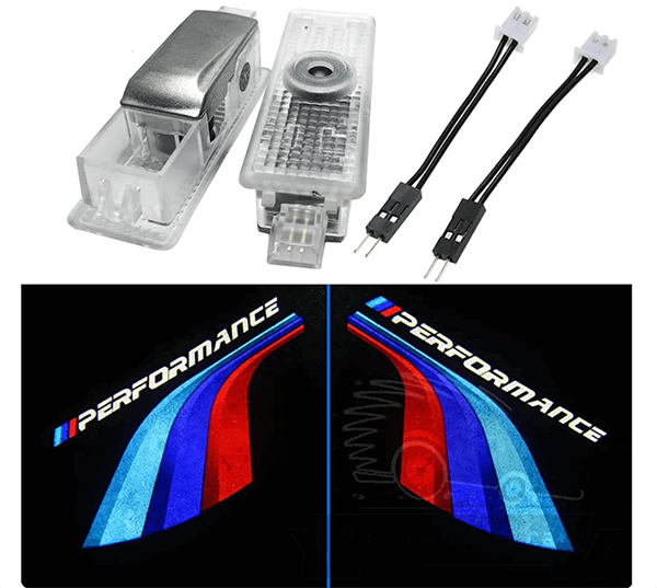 BMW -hez LED világítás ajtóba "M Performance"