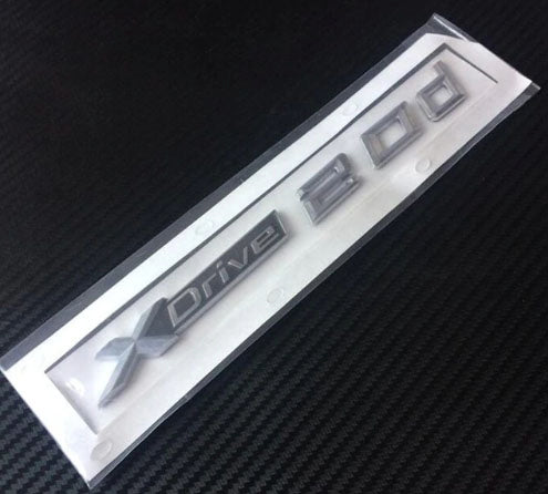 BMW Xdrive 20d felirat sárvédőre
