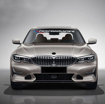 M-es Performance szélvédő üveg első / hátsó matrica