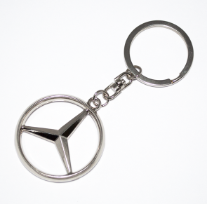Mercedes -es fém kulcstartó