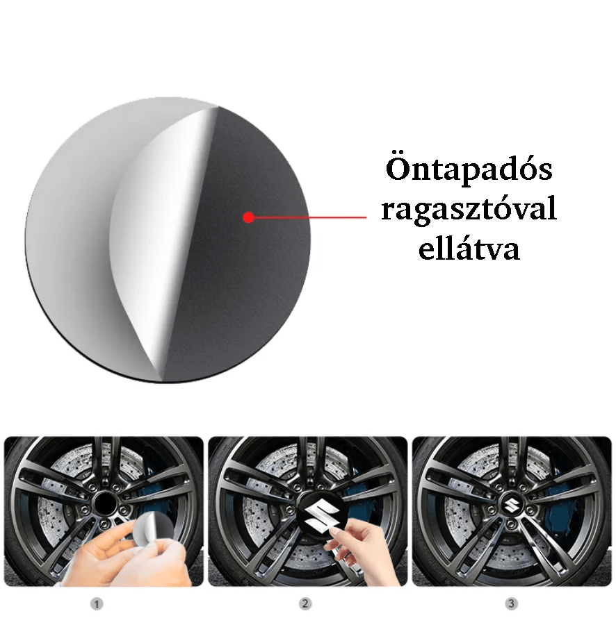 Suzuki -hoz öntapadós matrica 56 mm-es