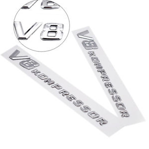 V8 kompressor öntapadós felirat párban