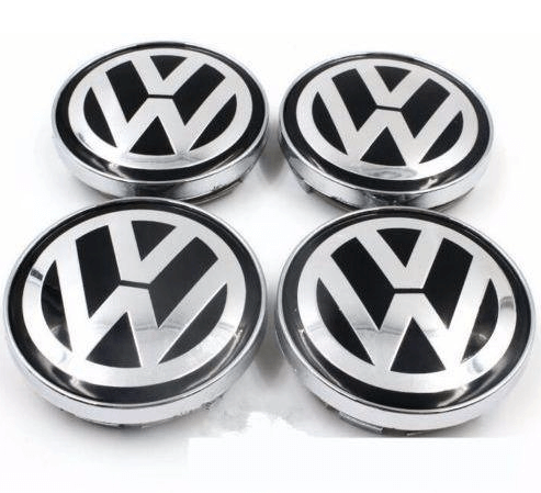VW - Volkswagen alufelni kupak 60 mm - FEKETE