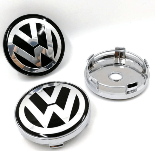 VW - Volkswagen alufelni kupak 60 mm - FEKETE