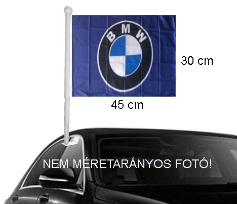 BMW-s mini zászló autó ablakra