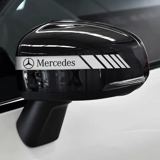 Mercedes tükör matrica - ezüst