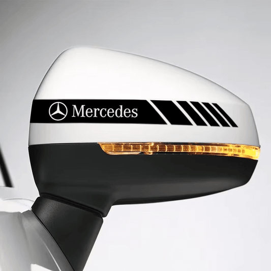 Mercedes tükör matrica - fekete