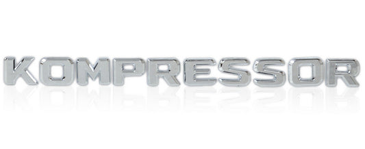 Mercedes -hez KOMPRESSOR felirat, jelzés