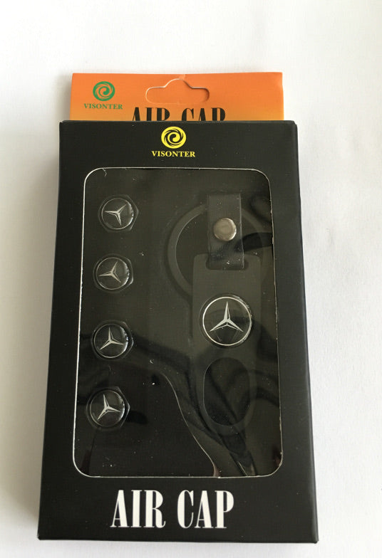 Mercedes -hez szelepsapka szett - kulcstartóval