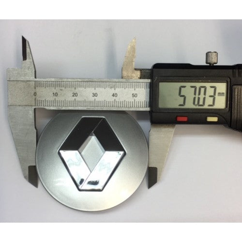 Renault -hoz felni közép, kupak 57mm 4db - FEKETE