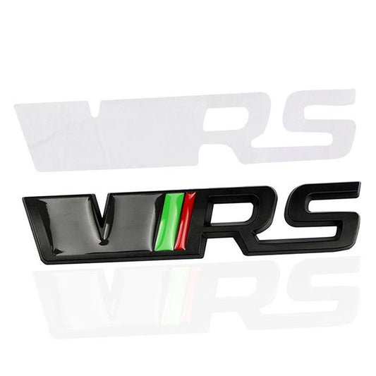 Skoda VRS felirat jelzés - fekete