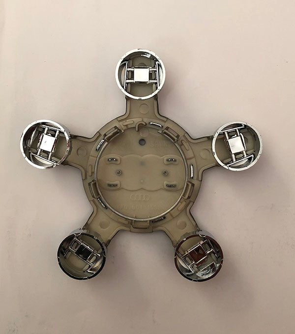 Audi -s csillag alufelni közép fekete 4F0601165