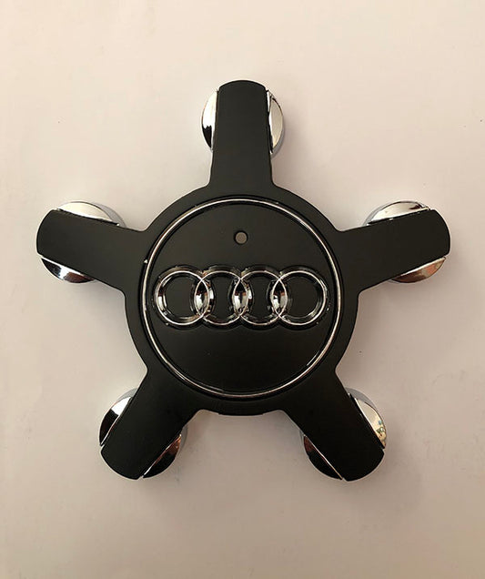 Audi -s csillag alufelni közép fekete 4F0601165