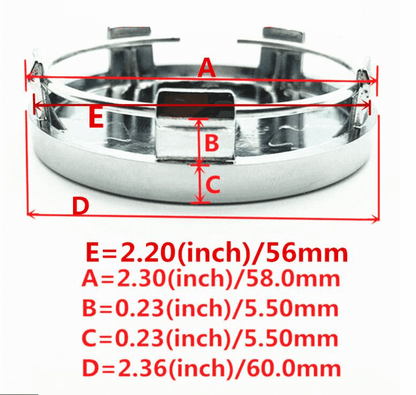 Toyota -hoz felni közép, kupak 60 mm -es