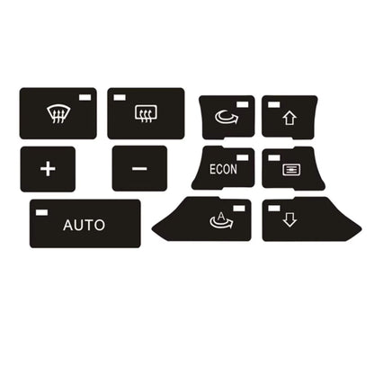 Audi A3 8P (2004–2008) rádió / klíma / fényszóró gomb javító matrica szett