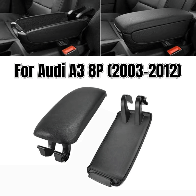 Audi A3 (8P) hoz könyöklő fedél - FEKETE