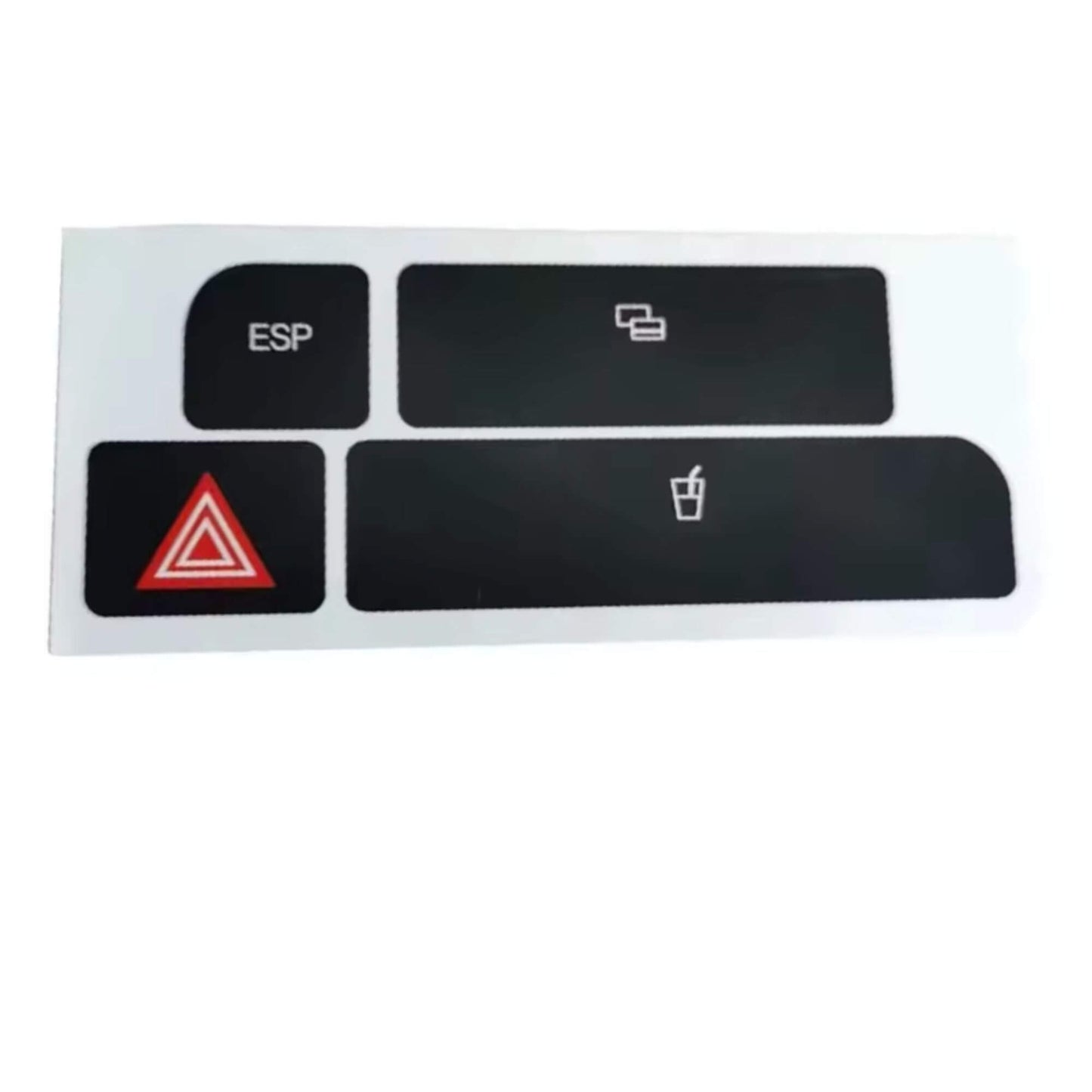 Audi A4 (2004–2006) ESP / Vészvillogó / Gomb javító matrica szett