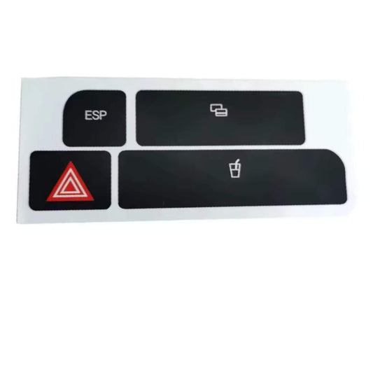 Audi A4 (2004–2006) ESP / Vészvillogó / Gomb javító matrica szett
