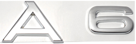 A6 csomagtér felirat