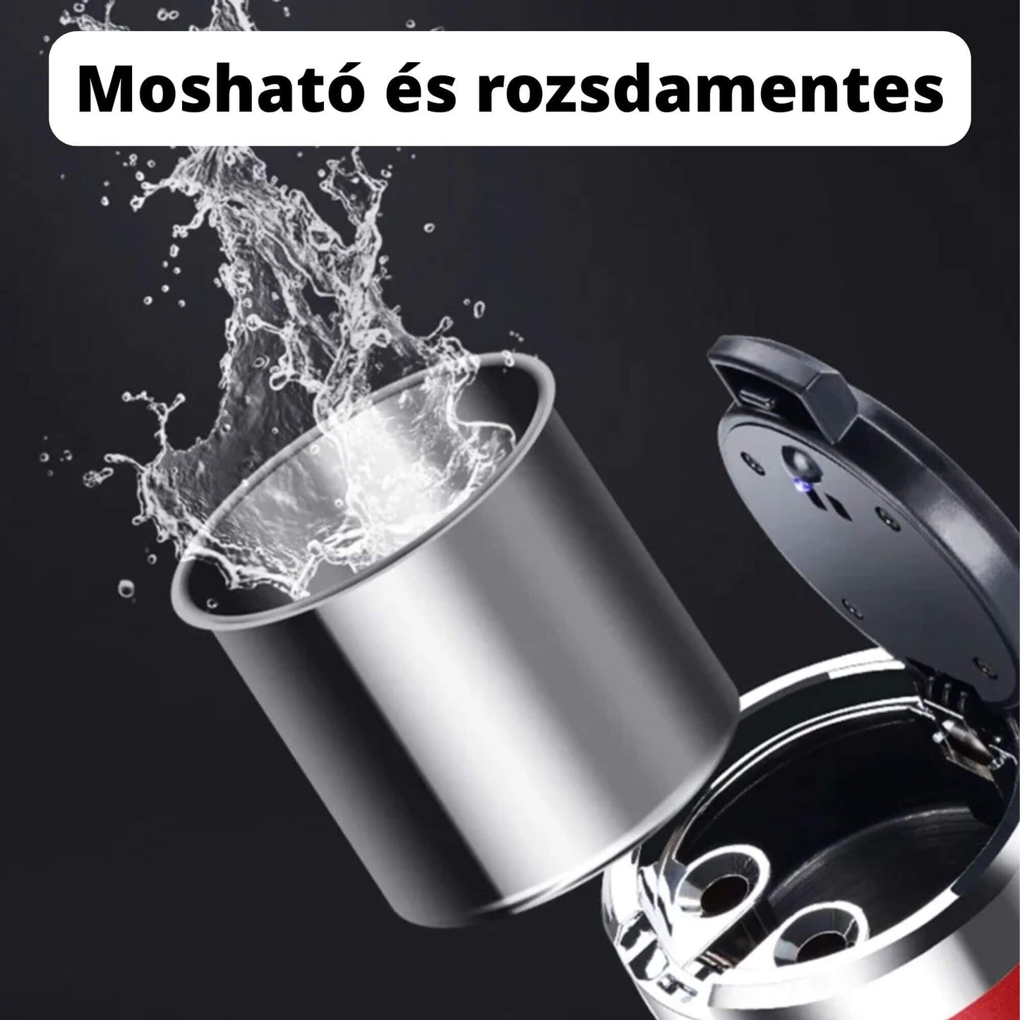 Audi autós tároló / hamutartó kis leddel