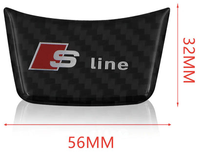 S-line kormány karbon dekor matrica