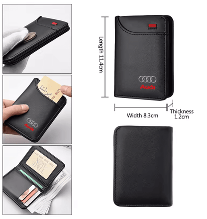 Audi -s pénz és bankkártya tartó