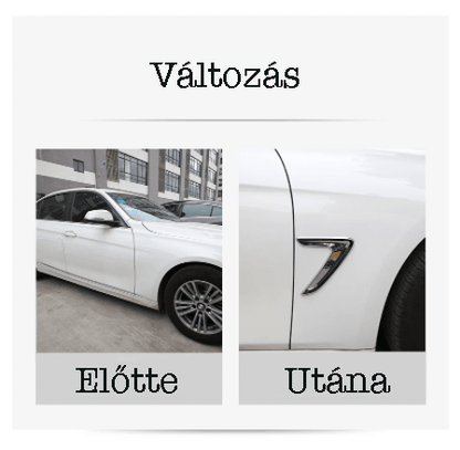 BMW-hez króm cápa kopoltyú sárvédőre
