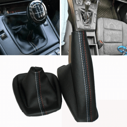 BMW -hez váltó szoknya + kézifék bőr