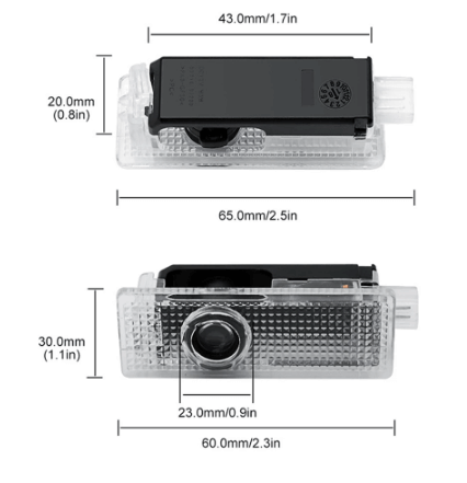 BMW X6 -hez ajtó led fény - kilépő fény