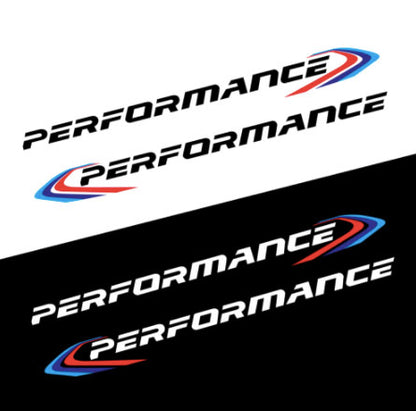 M-es Performance szélvédő üveg első / hátsó matrica