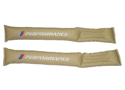 Ülés rés kitöltő bőr BMW -hez - beige / bézs