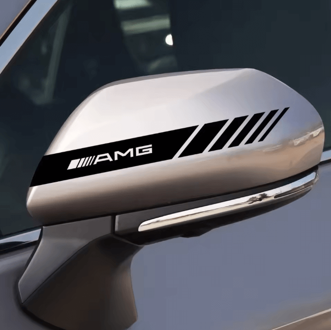 Mercedes AMG tükör matrica - fekete