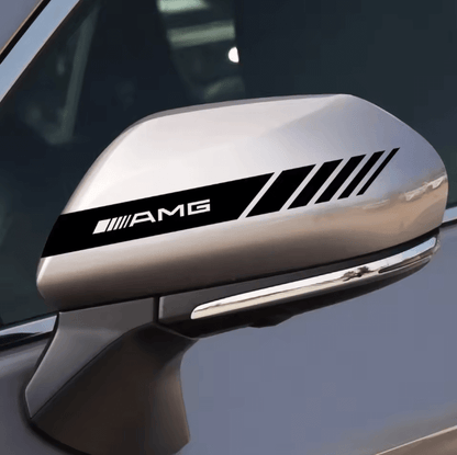 Mercedes AMG tükör matrica - fekete