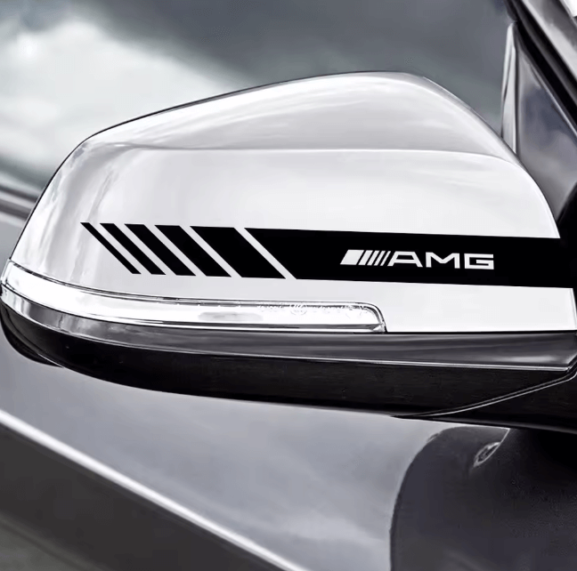 Mercedes AMG tükör matrica - fekete
