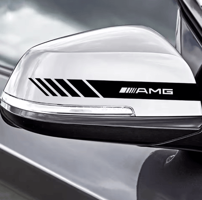 Mercedes AMG tükör matrica - fekete