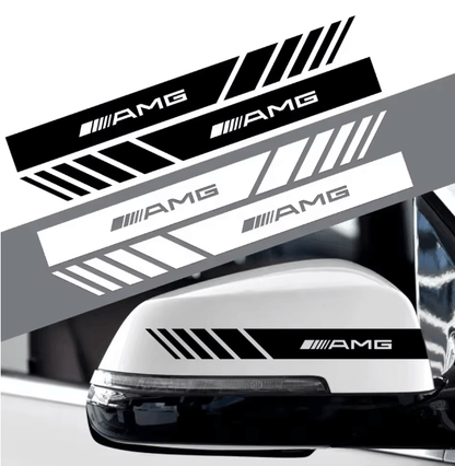 Mercedes AMG tükör matrica - fekete