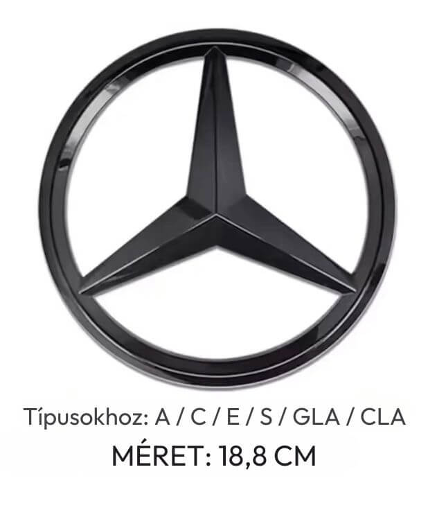 Mercedes-Benz AMG hűtőrács embléma | csillag