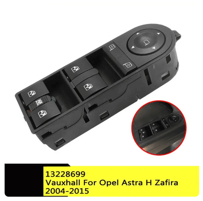 Opel Astra /Zafira elektromos ablakemelő kapcsoló panel