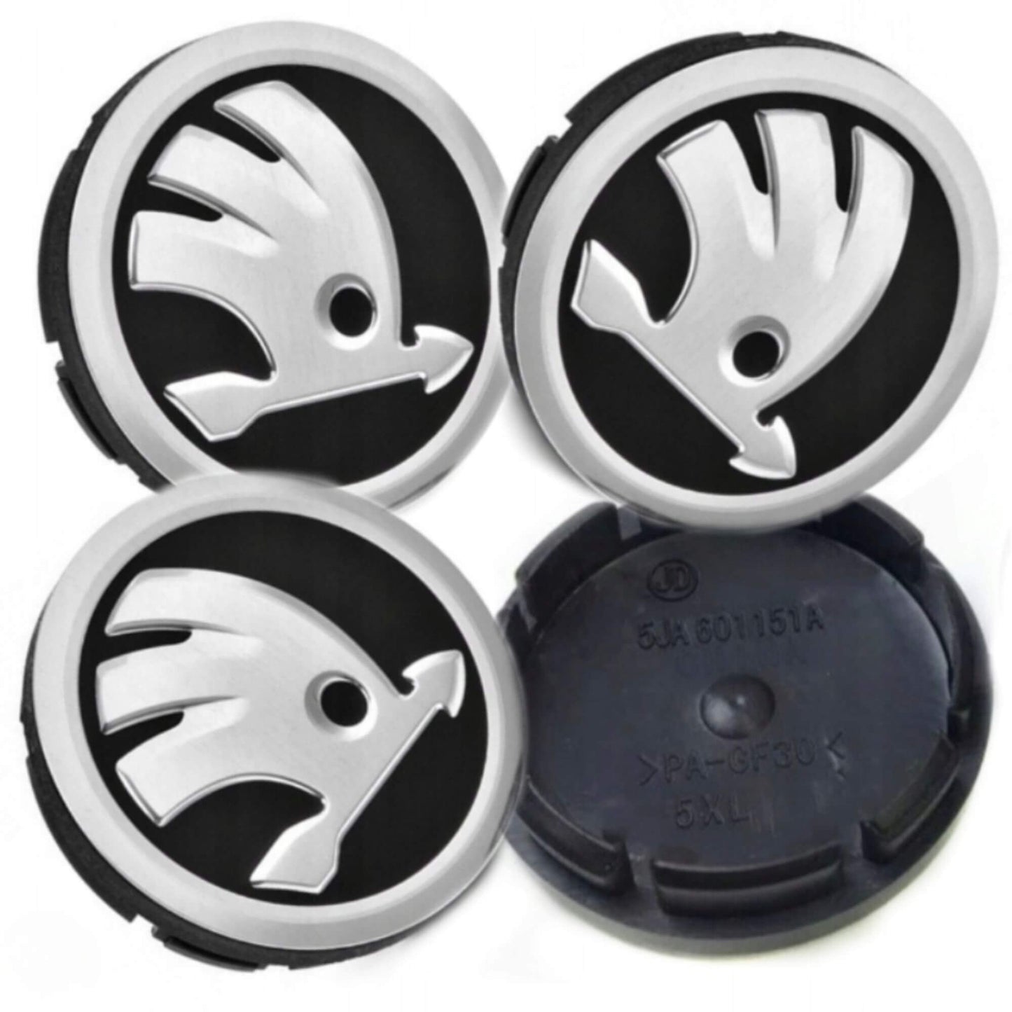 Skoda -hoz alufelni közép, kupak 5JA601151A