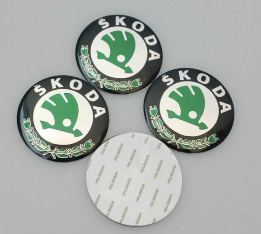 SKODA -hoz öntapadós matrica 56 mm-es