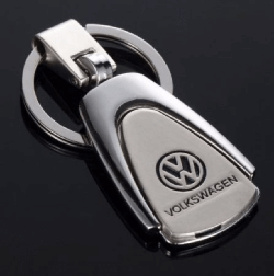 VW - Volkswagen feliratos fém kulcstartó