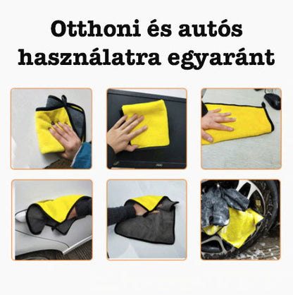 Autó mosó mikroszálas törlő / szárító kendő 30x60 cm