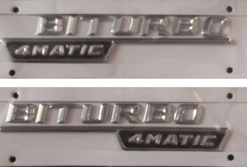 Biturbo 4Matic felirat sárvédőre