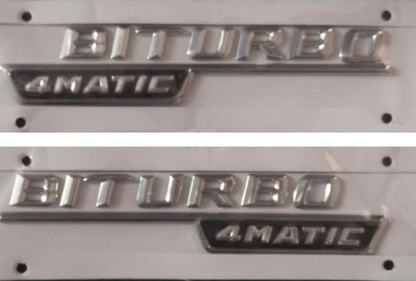 Biturbo 4Matic felirat sárvédőre