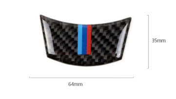 Karbon ( carbon ) kormány matrica