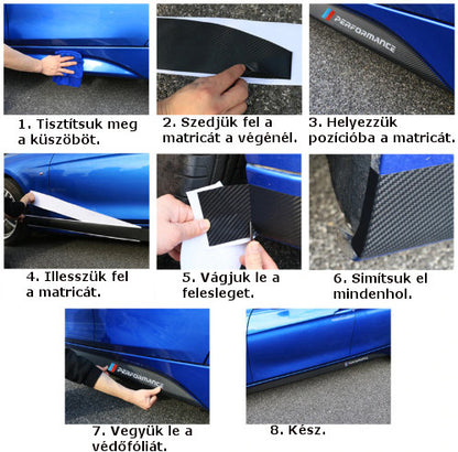 M Performance küszöb matrica - fekete